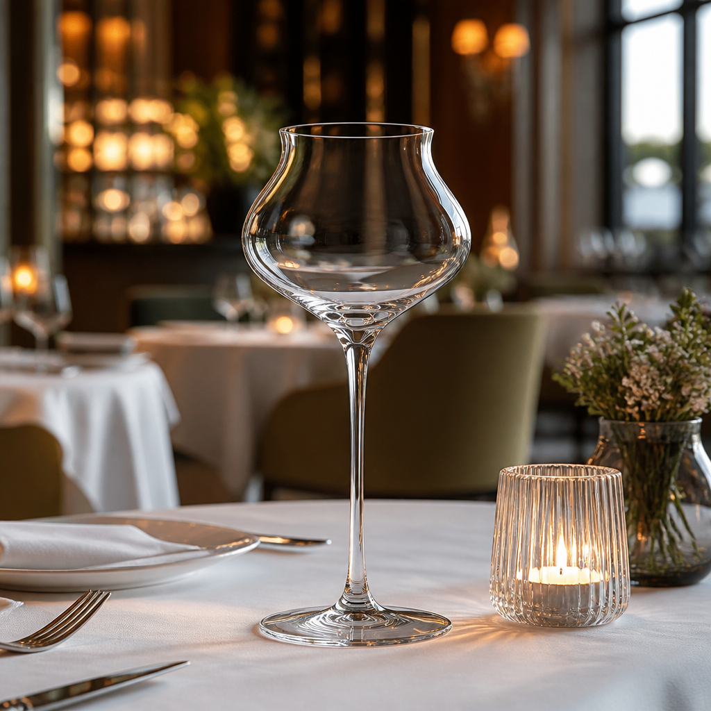 Clear Glass Champagne Flutes 300ml for High-End Venues (Pack of 24)
