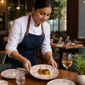Coupe Plates Vitrified 230mm Terracotta for Restaurants (Pack of 12)