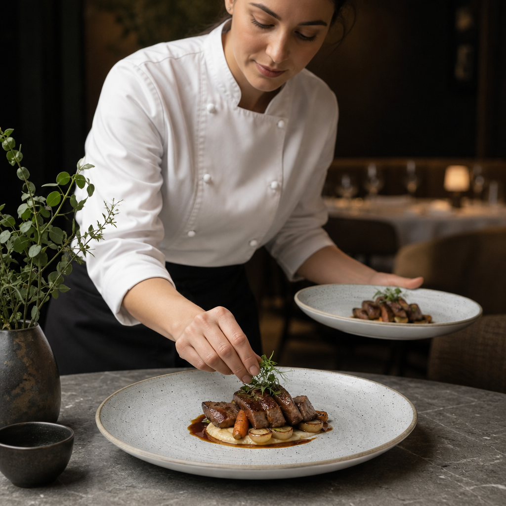 Coupe Plates 285mm Porcelain for Hospitality Use (Pack of 12)