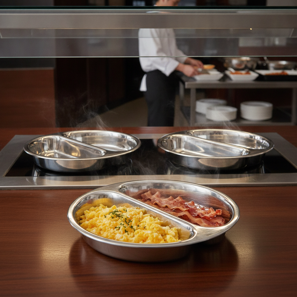 18/10 Stainless Steel Food Pan 387mm for Buffets & Catering