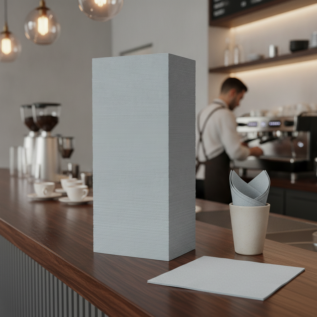 Recyclable Paper Dinner Napkins 40x40cm for Bars & Cafés (Pack of 2000)