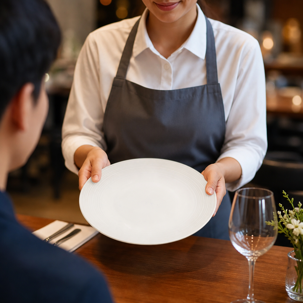Coupe Plates 255mm Porcelain for Casual Dining (Pack of 12)