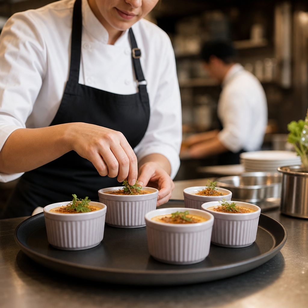 Ramekins 145ml Grey Stoneware for Stylish Table Settings (Pack of 12)