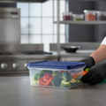 Polypropylene Rectangle Food Box 2L for Storage & Reheating
