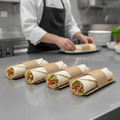 Compostable Paper Tortilla Sleeves for Festivals & Catering (Pack of 1000)