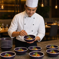 Alumina Bowls 655ml Vitrified Ceramic for Hospitality Use (Pack of 12)