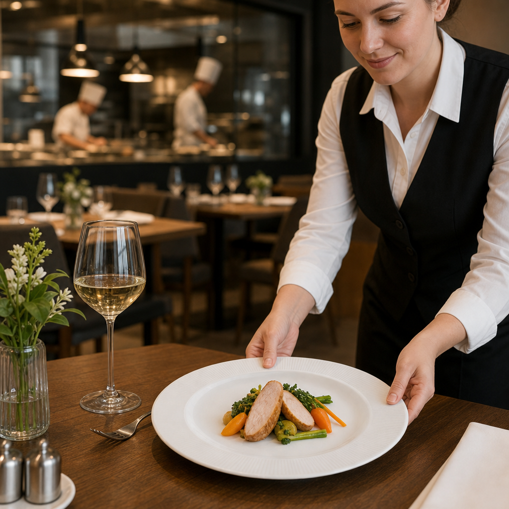 Embossed Plates 260mm Porcelain for Catering & Hospitality (Pack of 12)