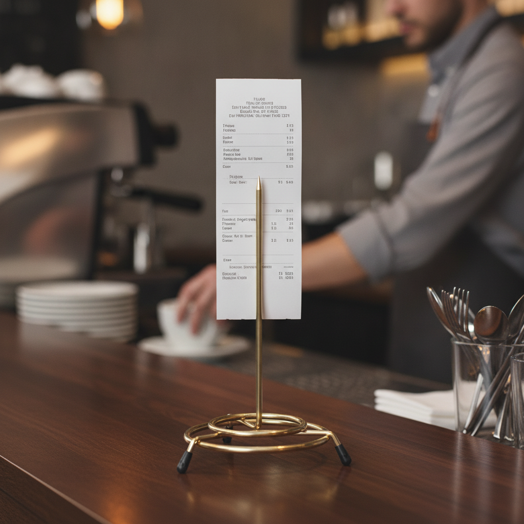 Stainless Steel Receipt Spike for Organising Bills & Paperwork