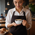 Porcelain Cappuccino Cups 340ml for Coffee Shops (Pack of 12)