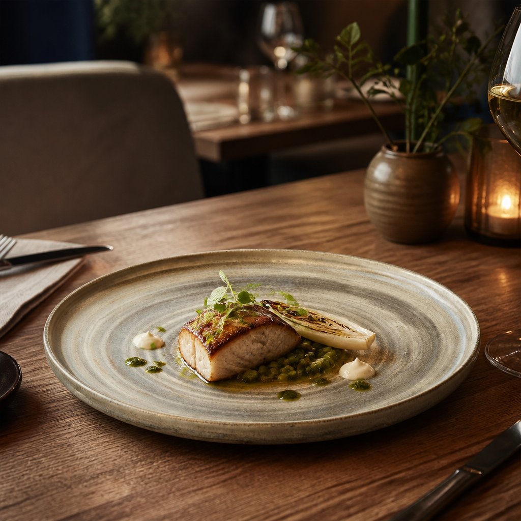 Walled Plates 260mm Porcelain for Stylish Dining (Pack of 6)