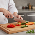 Stainless Steel Nakiri Knife 16.5cm for Vegetable Prep
