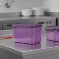 Polypropylene 1/4 Gastronorm Food Storage Container 4.3L for Kitchen Allergen Management