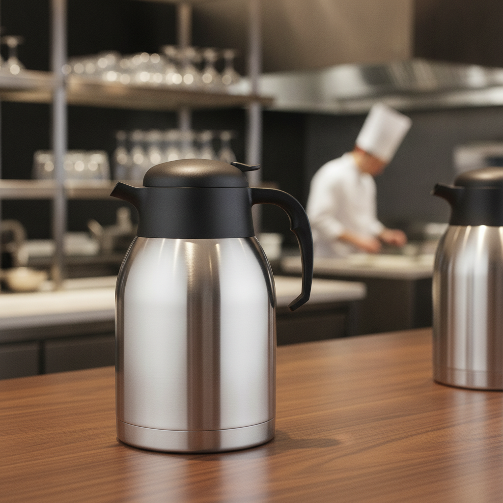 Stainless Steel Vacuum Jug 2L for Catering & Hospitality