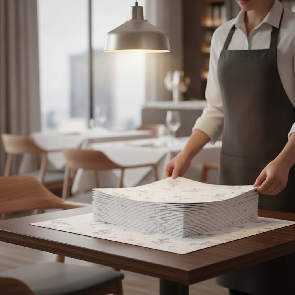Airlaid Paper Aspen Table Cover 1200x1200mm for Events (Pack of 50)