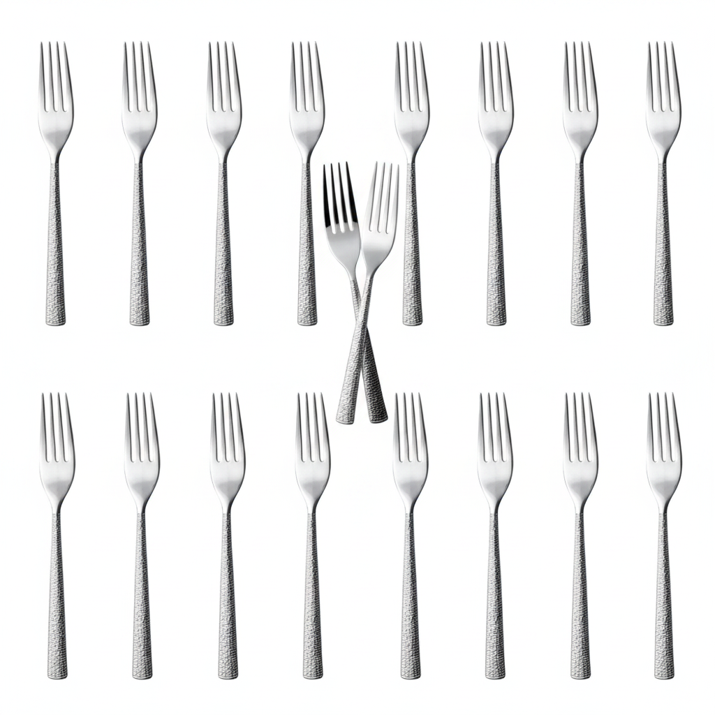 18/10 Stainless Steel Table Forks for Premium Hospitality (Pack of 12)