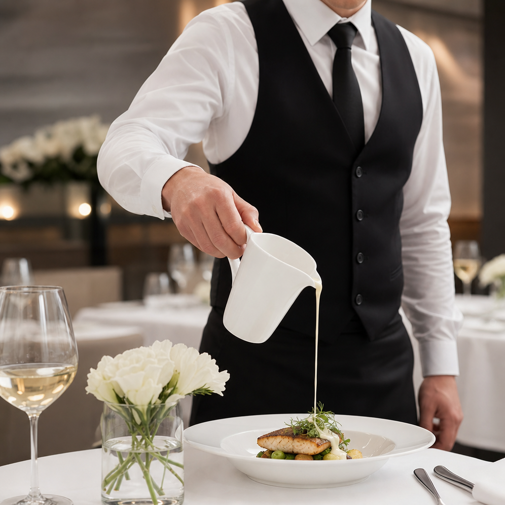 Fine China Pourer 310ml for Upscale Dining (Pack of 12)