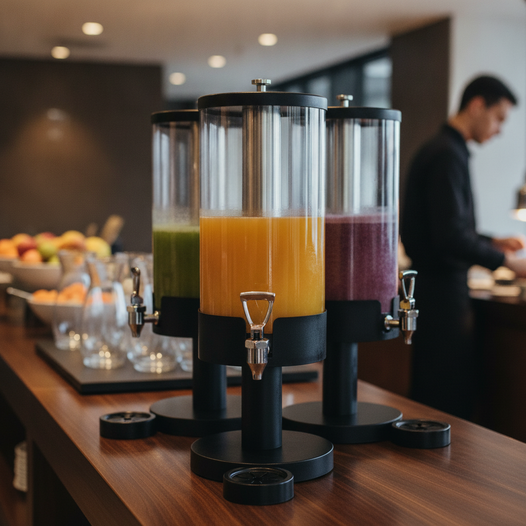 Metal & Plastic Buffet Juice Dispenser 11.4L for Catering & Hospitality