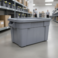 Heavy-Duty Polyethylene Tote Box 53L for Home & Business