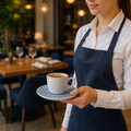 Espresso Saucers 118mm Vitrified Ceramic for Coffee Service (Pack of 12)