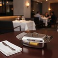Stainless Steel Butter Dish with Lid 185x115mm for Serving Butter