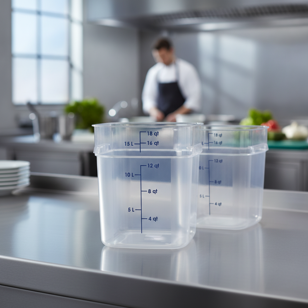 Polycarbonate Food Storage Container 17.2L for Efficient Kitchens