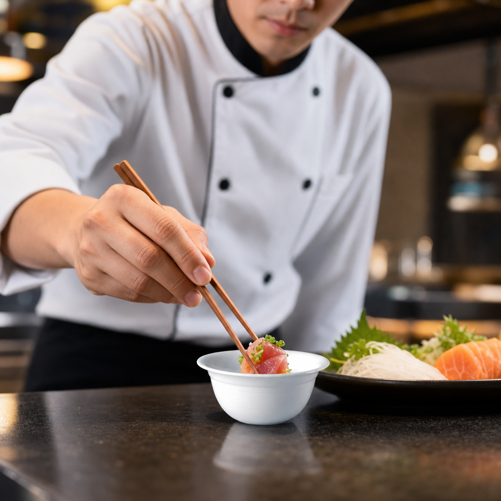 Soya Dish 75mm Porcelain for Fine Dining (Pack of 36)