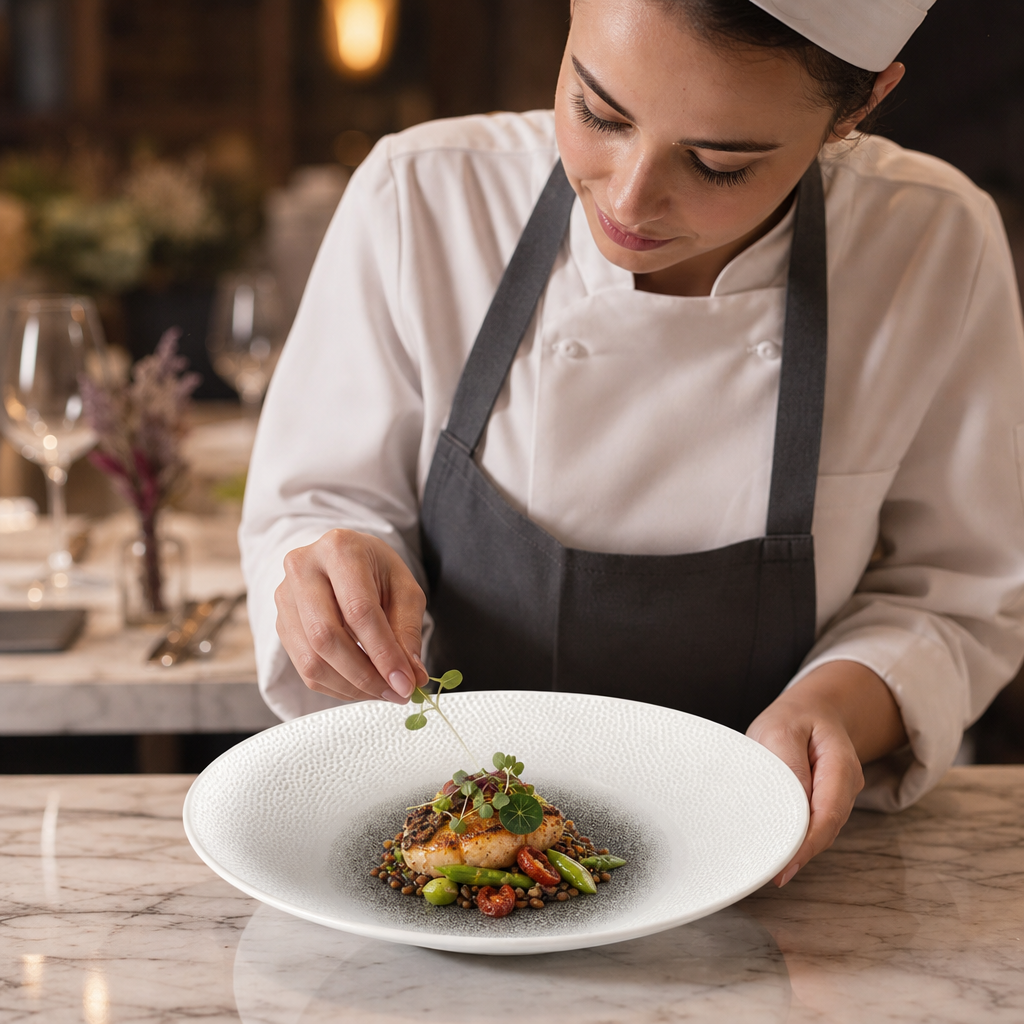 Deep Coupe Plate 255mm Vitrified Ceramic for Coastal Dining (Pack of 12)