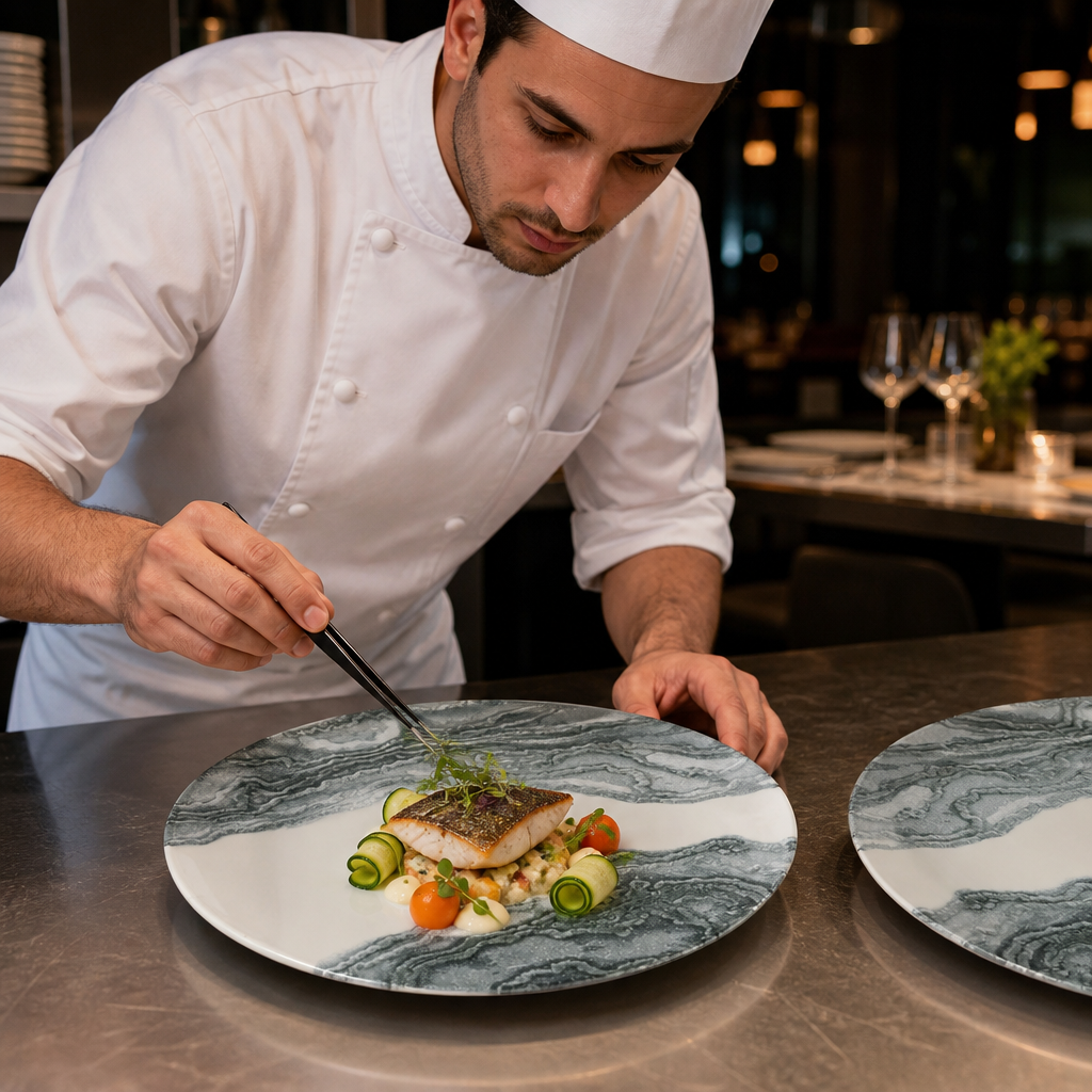Coupe Plates 285mm Vitrified Ceramic for Modern Hospitality (Pack of 12)