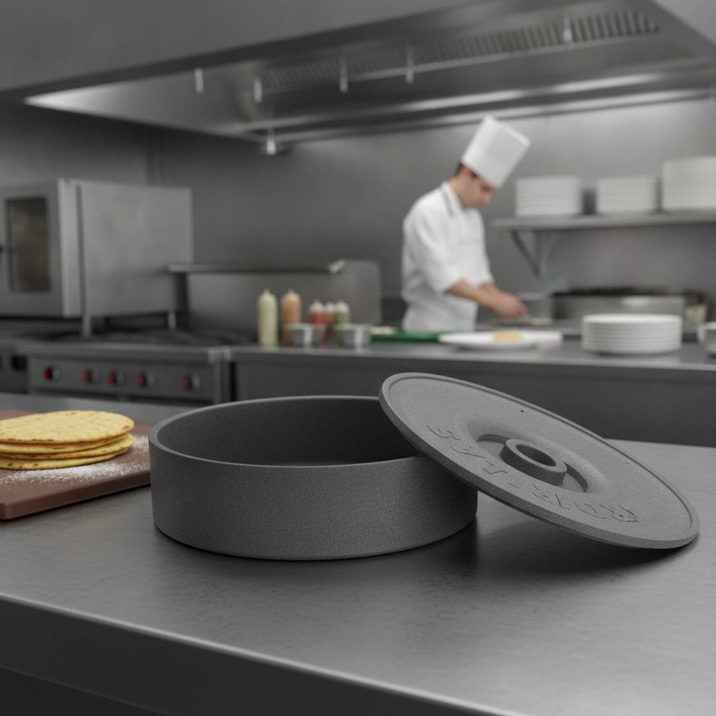 Polypropylene Round Tortilla Holder 215mm for Themed Decor