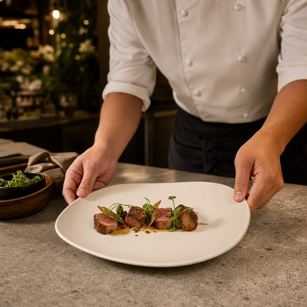 Platters 305mm Porcelain for Casual Dining (Pack of 6)