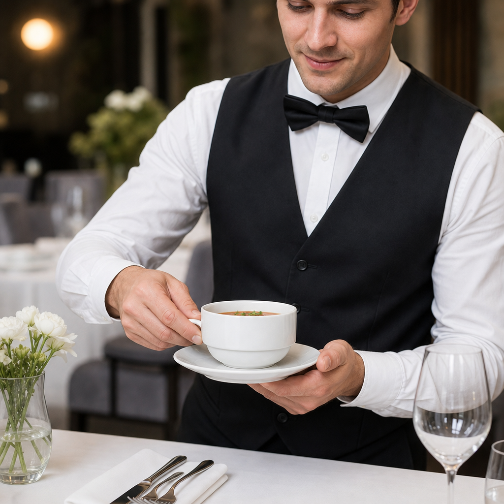Stacking Bouillon Cups 325ml Porcelain for Banqueting (Pack of 36)