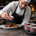 Alumina Dipping Pots 65mm Pink Vitrified Ceramic for Culinary Presentation (Pack of 12)