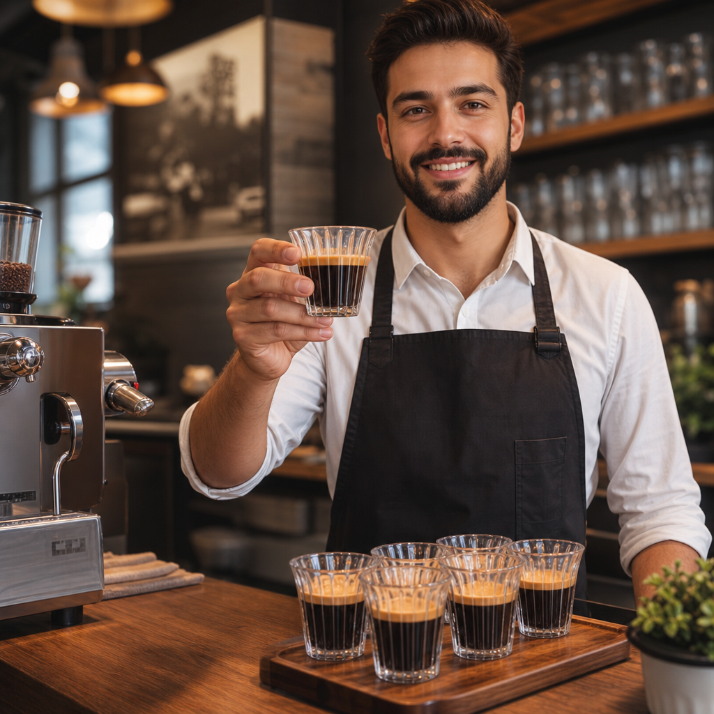 Glass Espresso Glasses 100ml for Hot & Cold Drinks (Pack of 6)