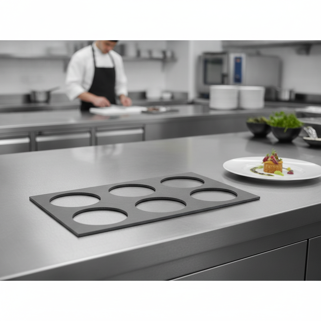 Natural Stone Serving Tray GN 1/1 530x325mm for Buffets