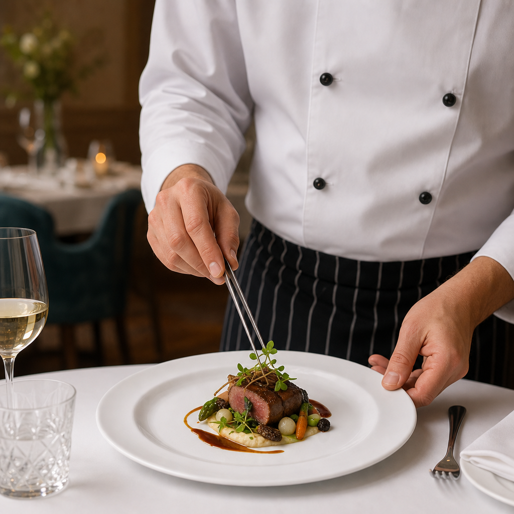 Plates 270mm Porcelain for Fine Dining (Pack of 24)