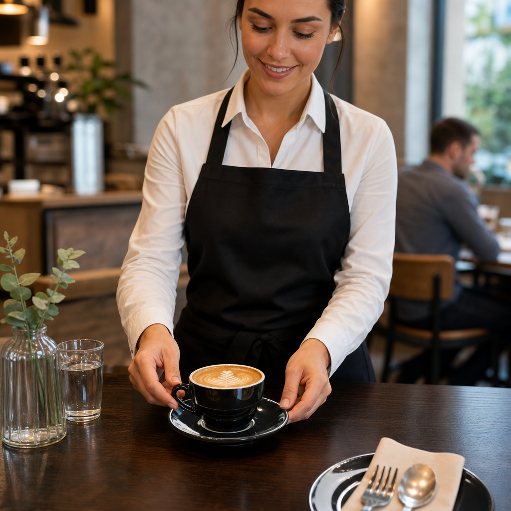 Flat Saucers 135mm White Stoneware for Cafés & Restaurants (Pack of 12)