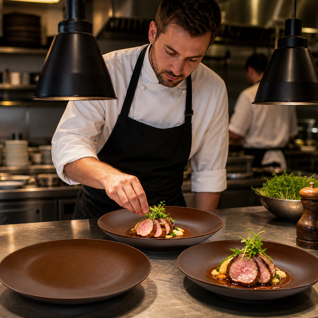 Deep Coupe Plates 280mm Porcelain for Professional Use (Pack of 12)