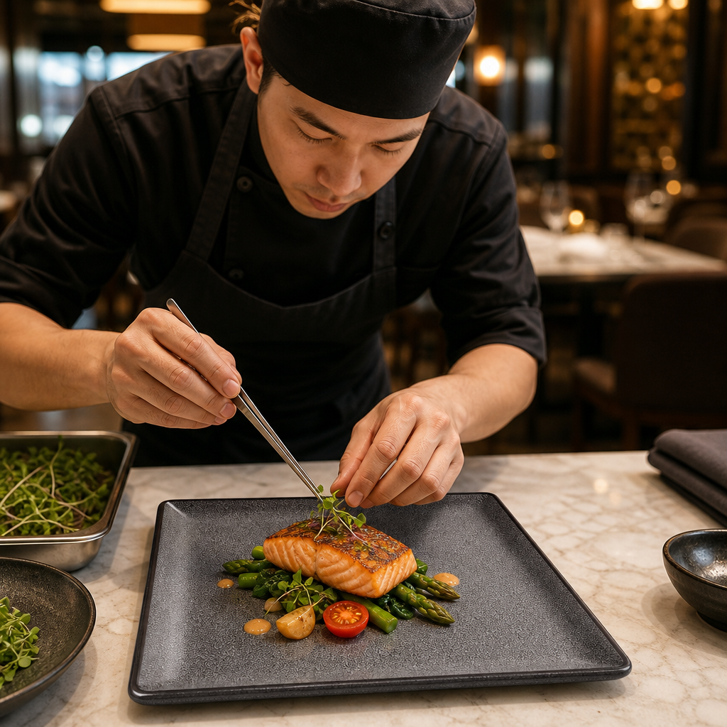 Square Plates 265mm Porcelain for Restaurants & Cafés (Pack of 4)