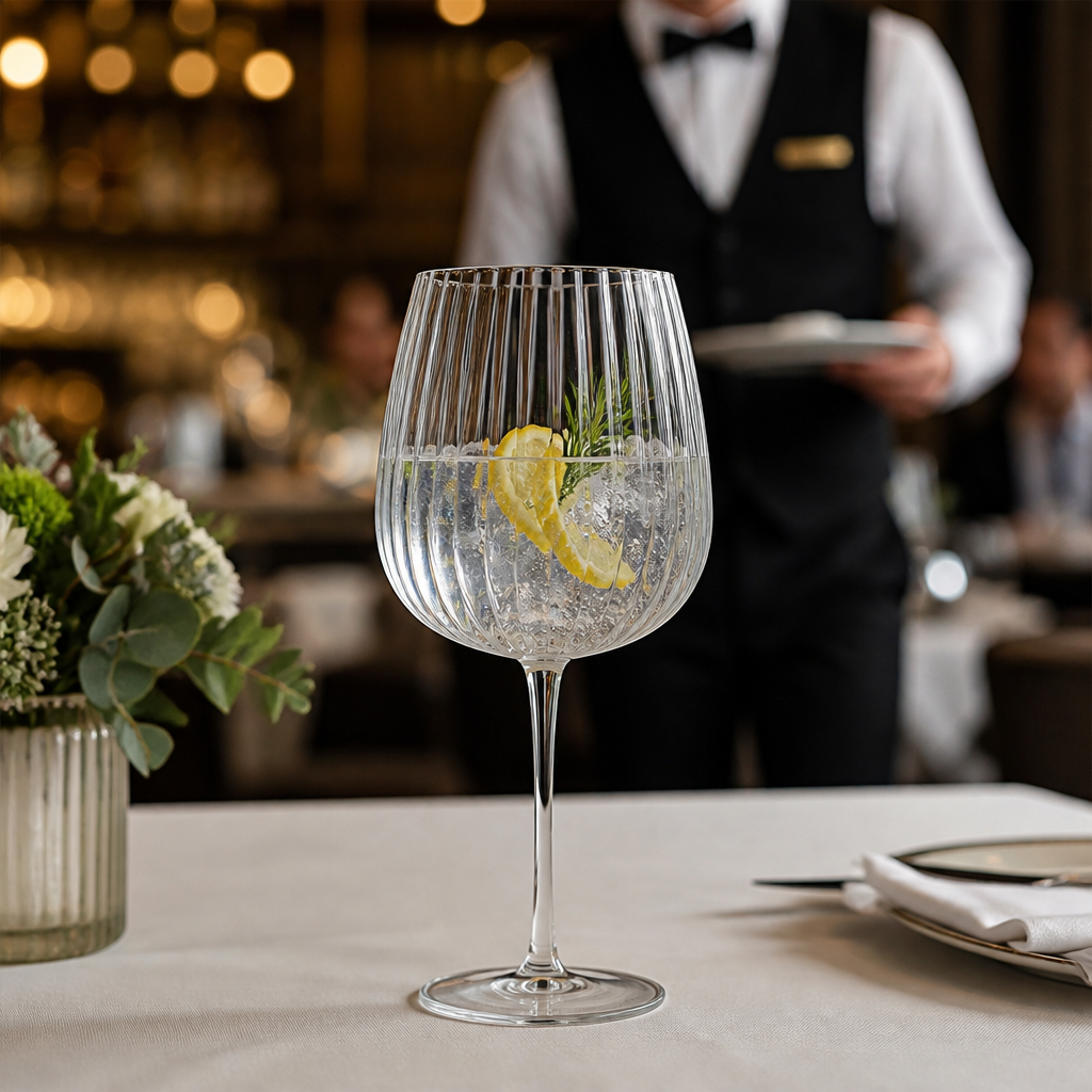 Lead-Free Crystal Gin Glasses 750ml for Elegant Serving (Pack of 24)