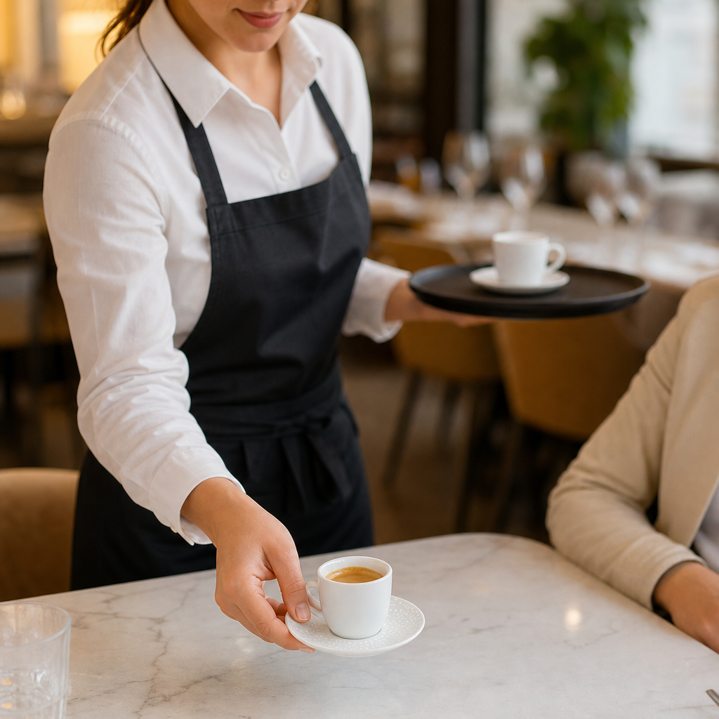 Espresso Saucers 120mm Fine Bone China for Cafés & Restaurants (Pack of 12)