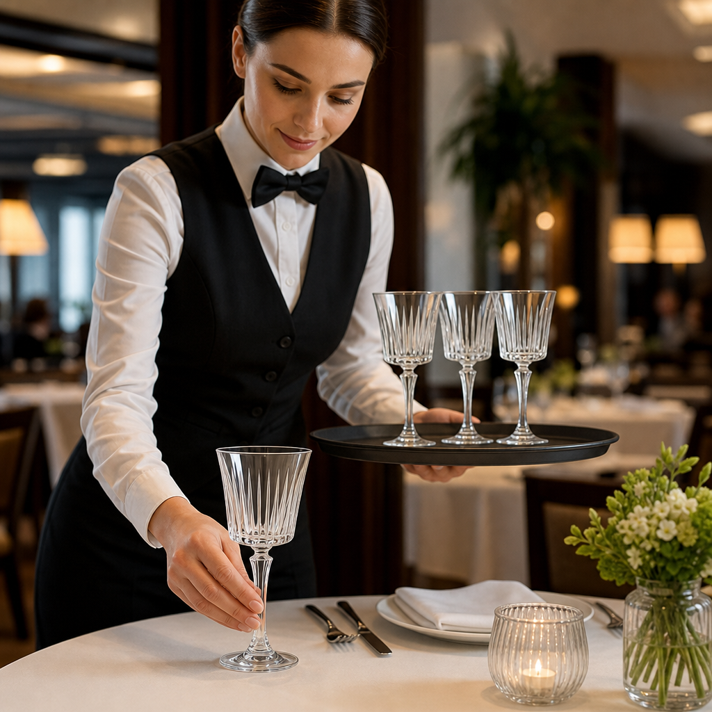 Eco-Crystal Water/Wine Goblet 298ml for Restaurants (Pack of 12)