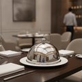 Stainless Steel Plate Cloche 295mm for Fine Dining