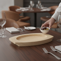 Hevea Wooden Serving Board 210x120mm for Table Service