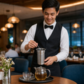 Stainless Steel Teapot 450ml for Cafés and Restaurants