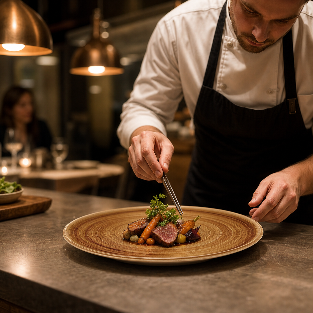 Coupe Plates 324mm Porcelain for Restaurants (Pack of 6)