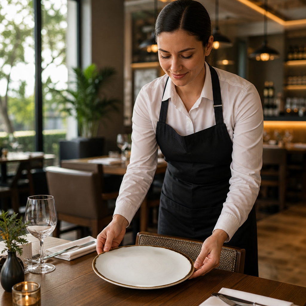 Coupe Plates 295mm Natural Vitrified Porcelain for Dining (Pack of 12)