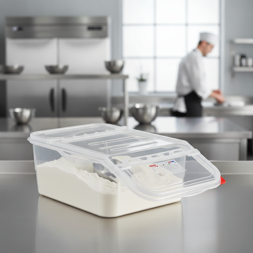 Polypropylene Gastronorm Ingredient Bin 22L for Commercial Kitchens