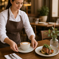 Cappuccino Saucers 158mm Vitrified Ceramic for Cafés (Pack of 12)