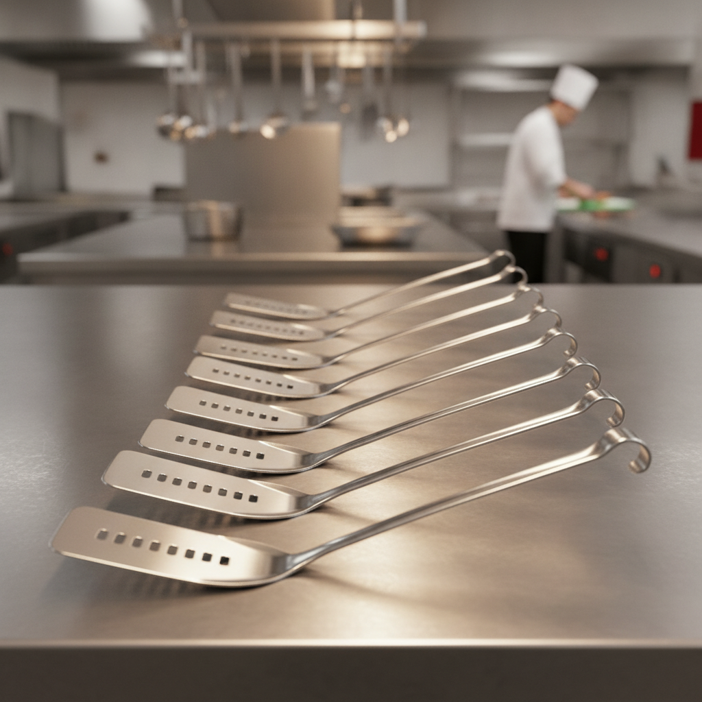 Stainless Steel Buffet Spatulas 280mm for Catering & Hospitality (Pack of 10)