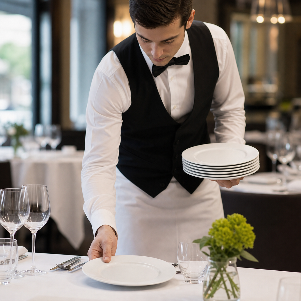 Plates 160mm White Porcelain for Fine Dining (Pack of 36)